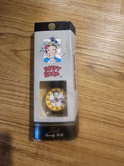 Vintage Betty Boop Tali Watch Black Band Beverly Hills