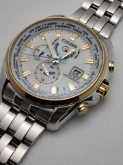 Citizen Double Direct Flight World Time Solar Watch wrist 20.5cm/8.1in