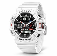 Activa Vord X Invicta Digital Men’s Watch – 49mm White Case Band ACW8043-004