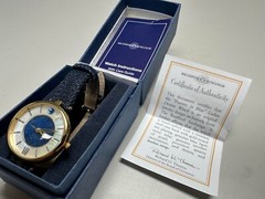 RARE GENUINE The Bradford Exchange Forever In Blue Denim Ladies Watch IN BOX