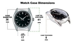 Lorus Men’s Titanium Quartz Field Watch – New Mineral Crystal & Strap – Mint