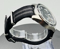 Citizen Eco-Drive Watch PRT Power Reserve Black Dial Original Nylon AW7030-06E