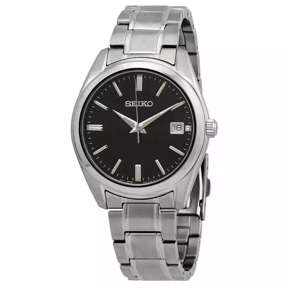 Seiko Men’s Classic Quartz Black Dial Quartz Watch – SUR311P1 NEW