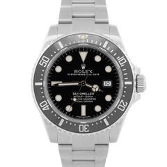 2015 PAPERS Rolex Sea-Dweller ‘SD4K’ BLACK Steel 40mm 116600 Watch BOX