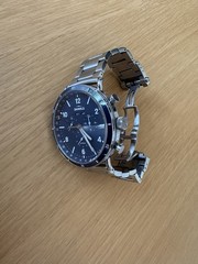 Shinola Canfield Sport Chronograph 45mm S01-006-03222 Box & Extra Leather strap