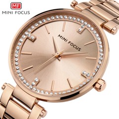 2017 MINI FOCUS Women Ladies Luxury Brand Quartz Watch Stainless Steel Watches