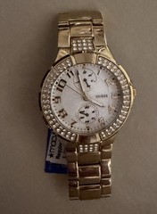 Guess Women Watch-50 Meters/165 Feet Steel Japan Movt I16540L1(Working)
