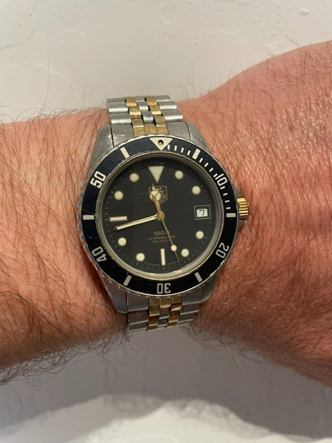 TAG Heuer 1000 Men’s Black Watch – 980.020