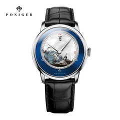 PONIGER Men’s Luxury Watch Automatic Mechanical Watch Waterproof Original Watch