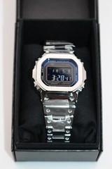 Casio G-Shock GMW-B5000D-2JF Men Watch Solar Radio Controlled Bluetooth Silver