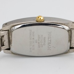 WALTHAM WAW042 Two-Tone Quartz Analog Women’s Watch Sz. 6 3/4″ New Battery
