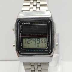 Casio Alarm Chronograph AL-180 Solar Batteryless 2505 Vintage Men’s Watch