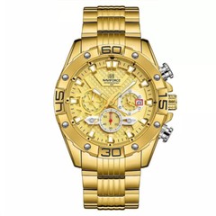 Reloj de Marca de Lujo Militar Relojes de Moda Para Hombres Acero Inoxidable