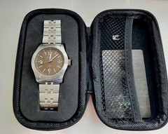 Axwell Marauder Light Brown 43 mm Japan Quartz Date w Stainless Steel Bracelet