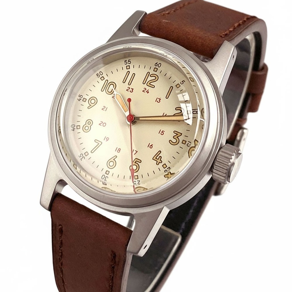 Tandorio 36mm Vintage Automatic Mechanical Men Watch For Japan NH35/Miyota 8215