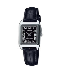 Casio LTP-V007L-1B DISPLAY Women’s Quartz Watch Analog Black Leather Band
