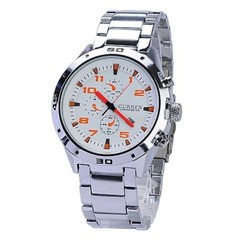 CURREN 8021 Quartz Adjustable Stainless Steel Band Calendar Chronometer…