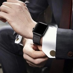 Leather Silicone Strap 38-49mm Smart Watch Band Ultra 2 SE 10 9 8 7 6 UK