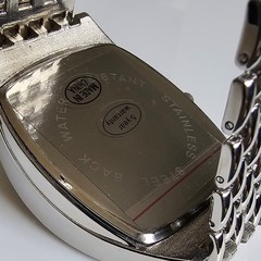 Marco Max Vtg Statement Watch Mens Tonneau Crystal Bezel Japan Qtz New Battery