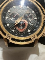 Tested NEW Tonino Lamborghini Herrenuhr Chronograph Rose Gold 3990-6 $2,564 G3