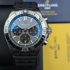 Breitling Chronomat B01 42mm EB0134 Titanium Chronogrpah Grey Dial Box & Papers