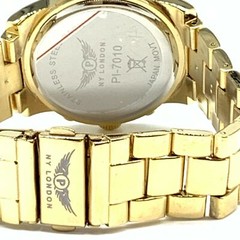 Ladies Fashion Gold Luxury Wrist Watch Designer Celebrity Diamante
