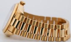 VINTAGE 1982 Rolex Day-Date President SILVER 36mm 18K Yellow Gold 18038 Watch