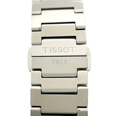 Used TISSOT watch men’s PRX T137.410.11.031.00 silver quartz 2A*******