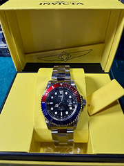 🔥Invicta Swiss Pro Diver 48mm Red/Blue Bezel Black Dial Date. “Pepsi Max”🔥