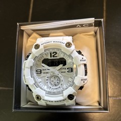 INVICTA – ACTIVA VEXTRON X DIGITAL WATCH -52mm. SNOW WHITE W/ GREEN LIGHY