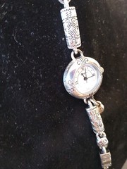Brighton Silver Marrakesh Quartz Watch Bracelet Toggle Clasp