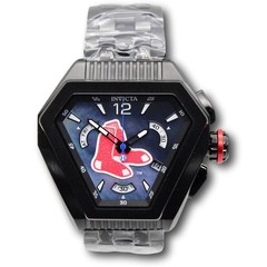 Invicta MLB Boston Red Sox Men’s 53mm Black MOP Dial Swiss Chrono Watch 42638