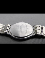 1990 [EXC+5] Vintage SEIKO Credor 9571-5050 32mm White Dial Silver QZ Mens Watch