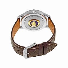 Longines Heritage Flagship Automatic Silver Dial Brown Leather Men’s Watch