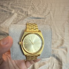 Nixon Minimal The Time Teller Gold Stainless Steel Quartz 100M Analog Watch