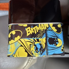 BATMAN DC COMICS GLOW IN THE DARK SPORT WRIST WATCH & COLLECTORS TIN BY ACCUTIME