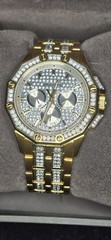 Bulova Octava Crystal 98C126 Gold Tone Men’s Quartz Watch 41.5 mm