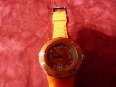 Adee Kaye Elettrico Orange Unisex Watch New w/out Tags