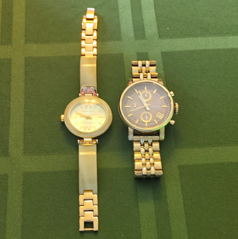 Anne Klein Women’s Silver-Tone Quartz Bracelet Watch 100m Roman/Baton Dial