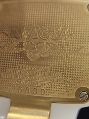 invicta ceramic killer adrenaline 5830 watch 30 meters water resistant new batt