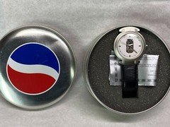 Pepsi ONE Promotional Watch Quartz 1990s in Tin Brand New RARE! Leather Band