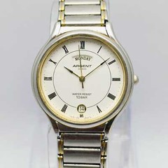 Casio Argent 383 MTW-120 Roman Dial Day/Date Vintage Men’s Watch