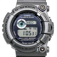 G SHOCK G Shock GW 200S 8 FROGMAN BLACK SILVER Frogman Black Silver Metallic Coa