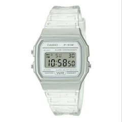 CASIO Collection Cheap Casio Skeleton F-91WS-7JH