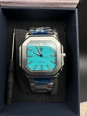 Pagani Design 42mm Quartz VH31 Men’s Watch Sky Blue Stainless PD-YS109 Cubitus