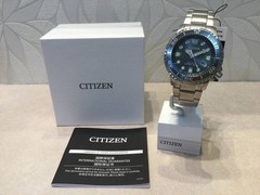 New CITIZEN Diver Watch BN0167 50H Men’s Solar Watch Black