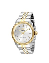 Invicta Specialty Men’s Watch 43mm 29378 Two Tone W/Silver Dial New!