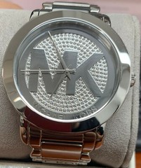 Michael Kors MK3461 Runway Silver Pave Dial Stainless Steel Women’s Watch