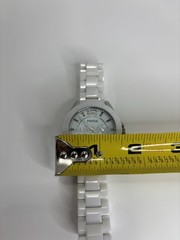 Fossil Riley Women’s Watch Ceramic Bracelet White CE1002 Stainless Steel Works￼