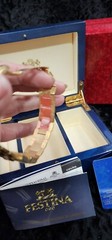 Festina Solid 18k Gold With Diamonds Wrist Watch 💎 Very Rare 50 Grams